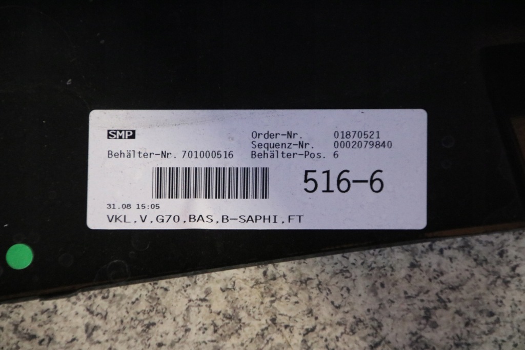 фото №10, Bmw 7 g70 i7 бампер перед передний цвет 475