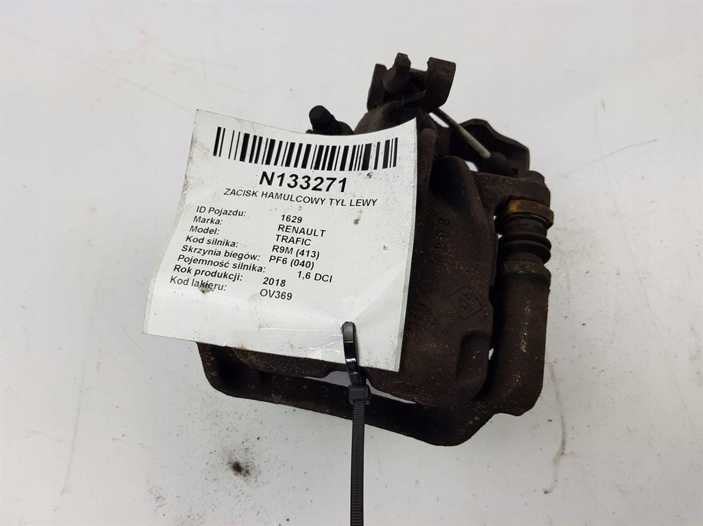 фото №3, Супорт гальмівний задня лівий renault trafic iii