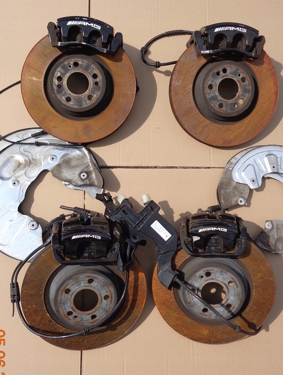 Купити Супорти гальмівні диски комплект перед задня mercedes w167 gle gl gls 354mm amg