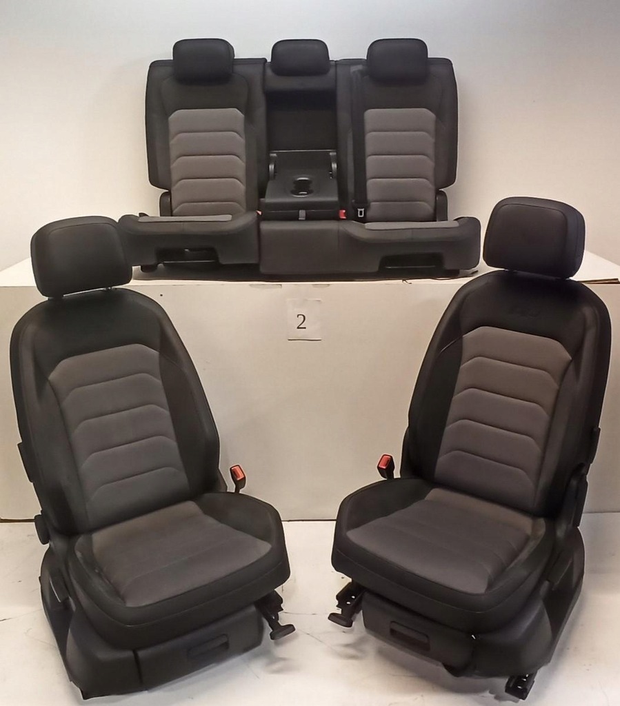 фото №1, Vw tiguan ii сидіння заднє сидіння r-line підігрів