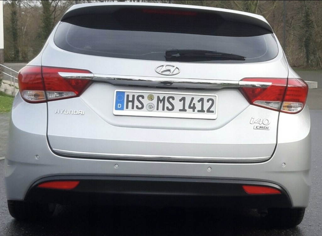 фото №11, Hyundai i40 cw vf - молдинг хром хромована кришка багажника