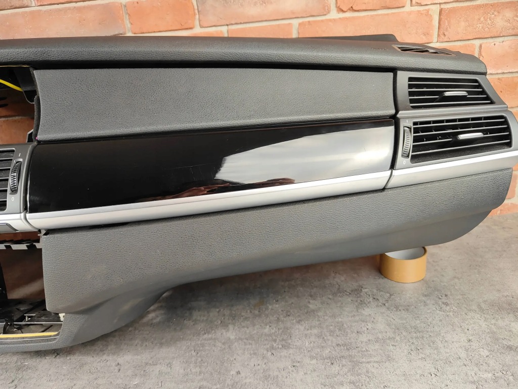 фото №14, Bmw x5 e70 панель приладів приладова консоль панель приладів czarna + подушка безпеки пасажира