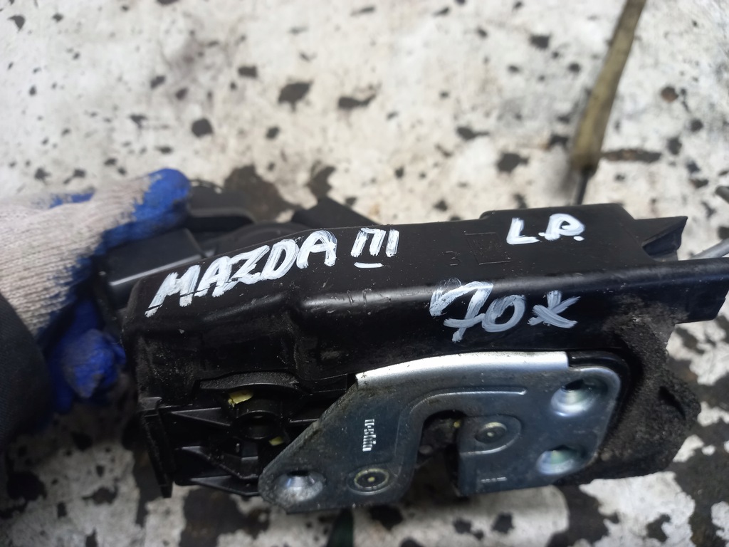 фото №3, Замок дверь левый перед mazda iii