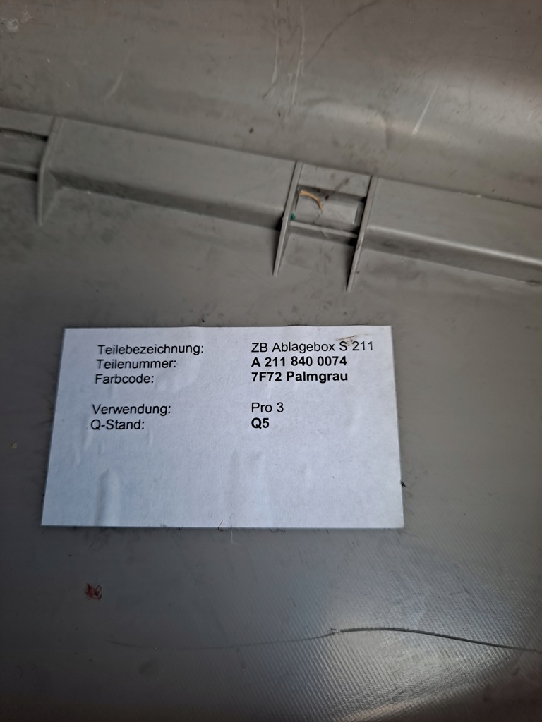 фото №7, Бардачок багажника box a2118400074 mercedes w211 kombi