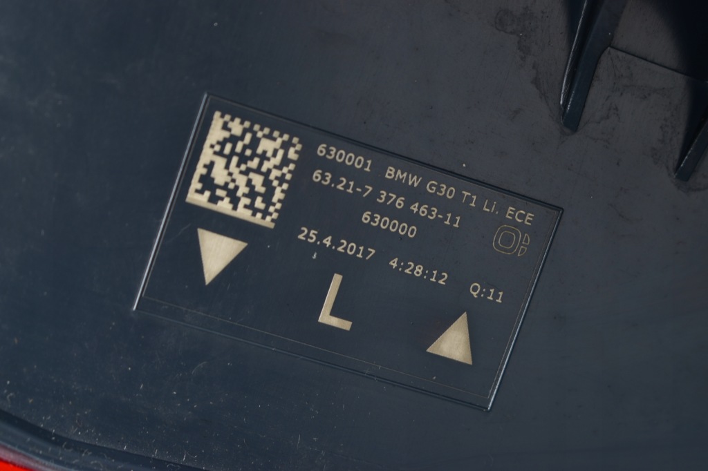 фото №9, Bmw 5 g30 m5 f90 лампа лампы задние задняя правая левая led europa eu демонтаж