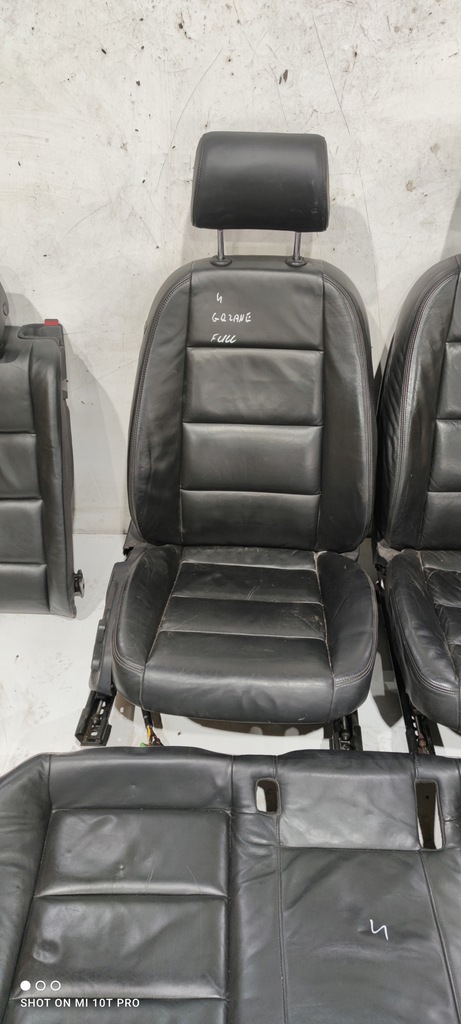 фото №7, Сиденье сиденья комплект audi a6 c6 кожа full 4