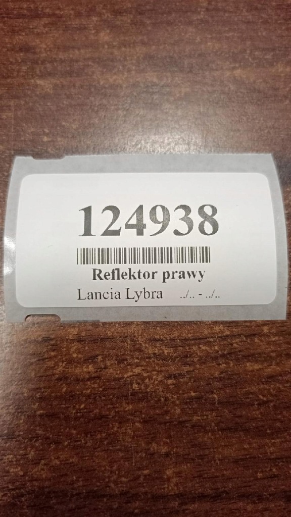 фото №8, Lancia lybra фара лампа правий перед 38460748