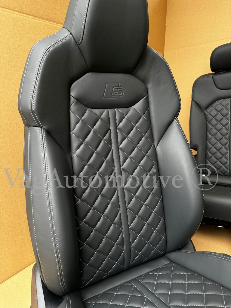 фото №12, Сиденья audi q7 sq7 recaro s-line обивка кожаный nappa nowe europa