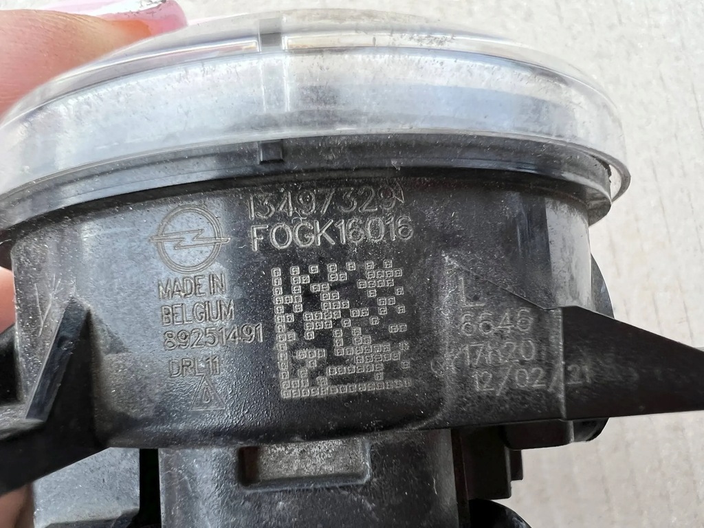 фото №4, Opel corsa f противотуманная фара левый передний