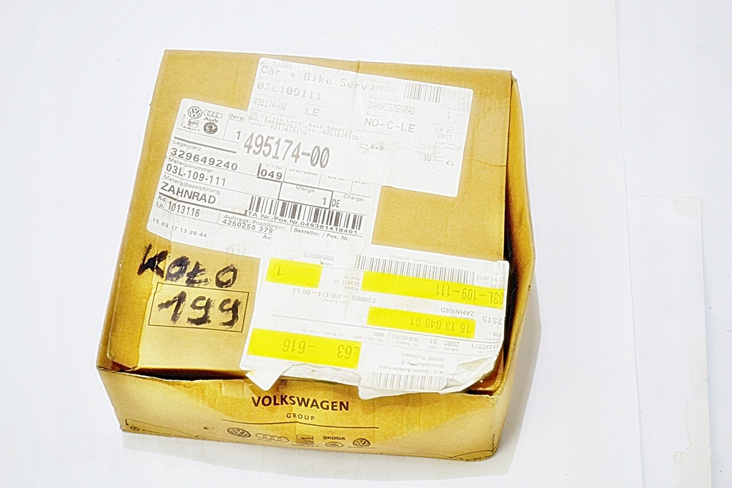 фото №11, Vw audi tdi колесо вала розподільного валу 03l109111 nowe org