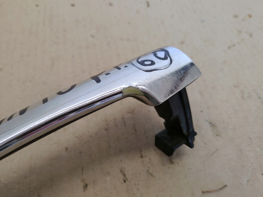 фото №4, Ручка дверь правый перед хром kia picanto ii 3d