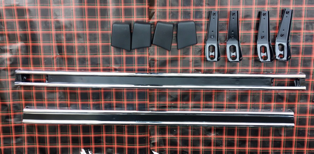 фото №1, Бамперы хромированные golf mk1 комплект хром