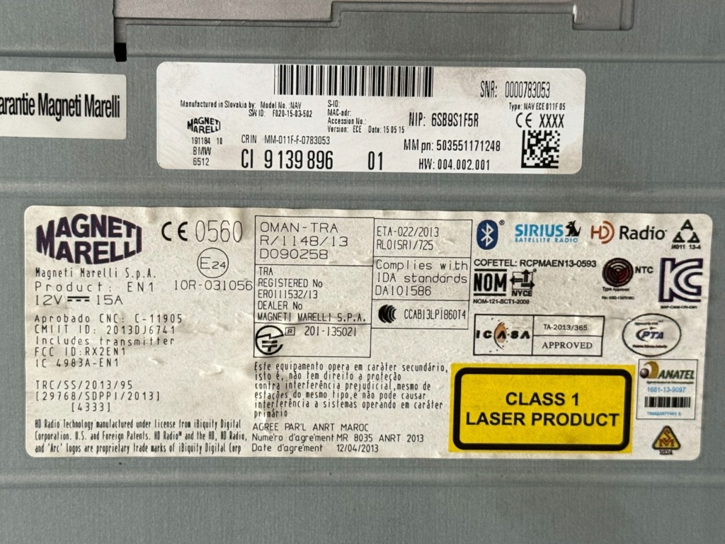 Считыватель радио навигация mini cooper f55 f56 f57 9139896 Доставка