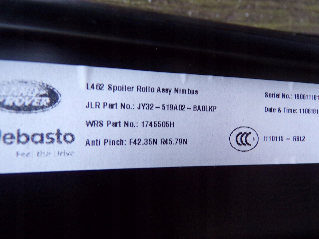 фото №13, Механізм шторка дах панорами discovery v