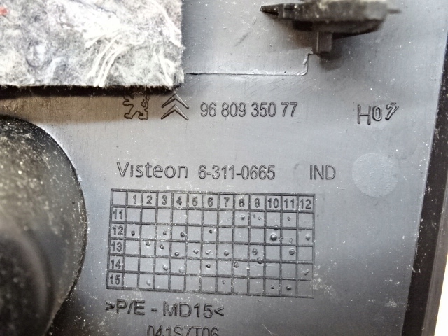 фото №7, Citroen berlingo peugeot partner iii права захист консолі панелі 9680935077