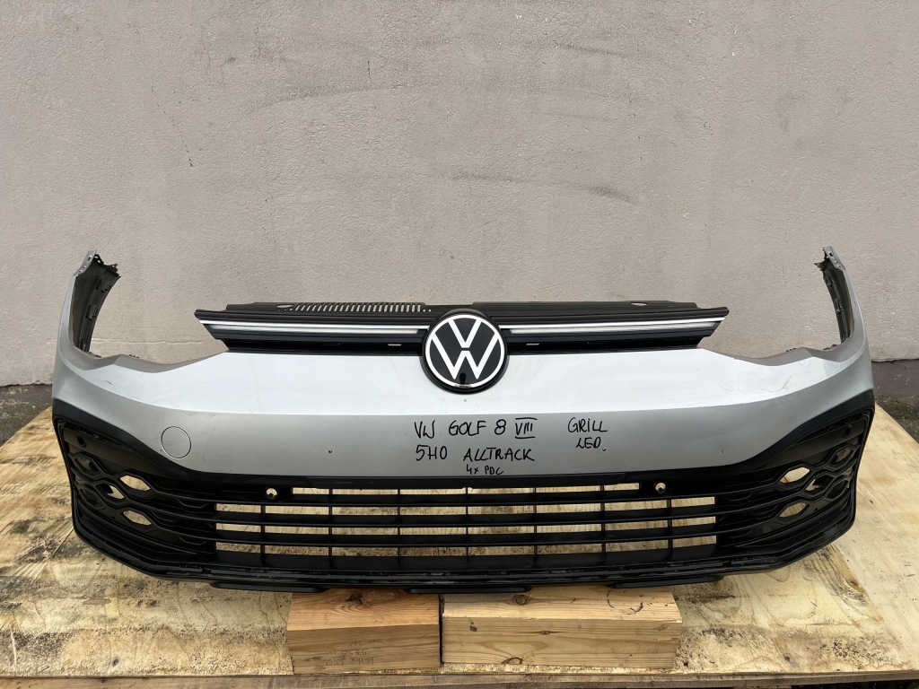 фото №1, Vw golf 8 viii alltrack 5h0 решётка радиатора led бампер перед