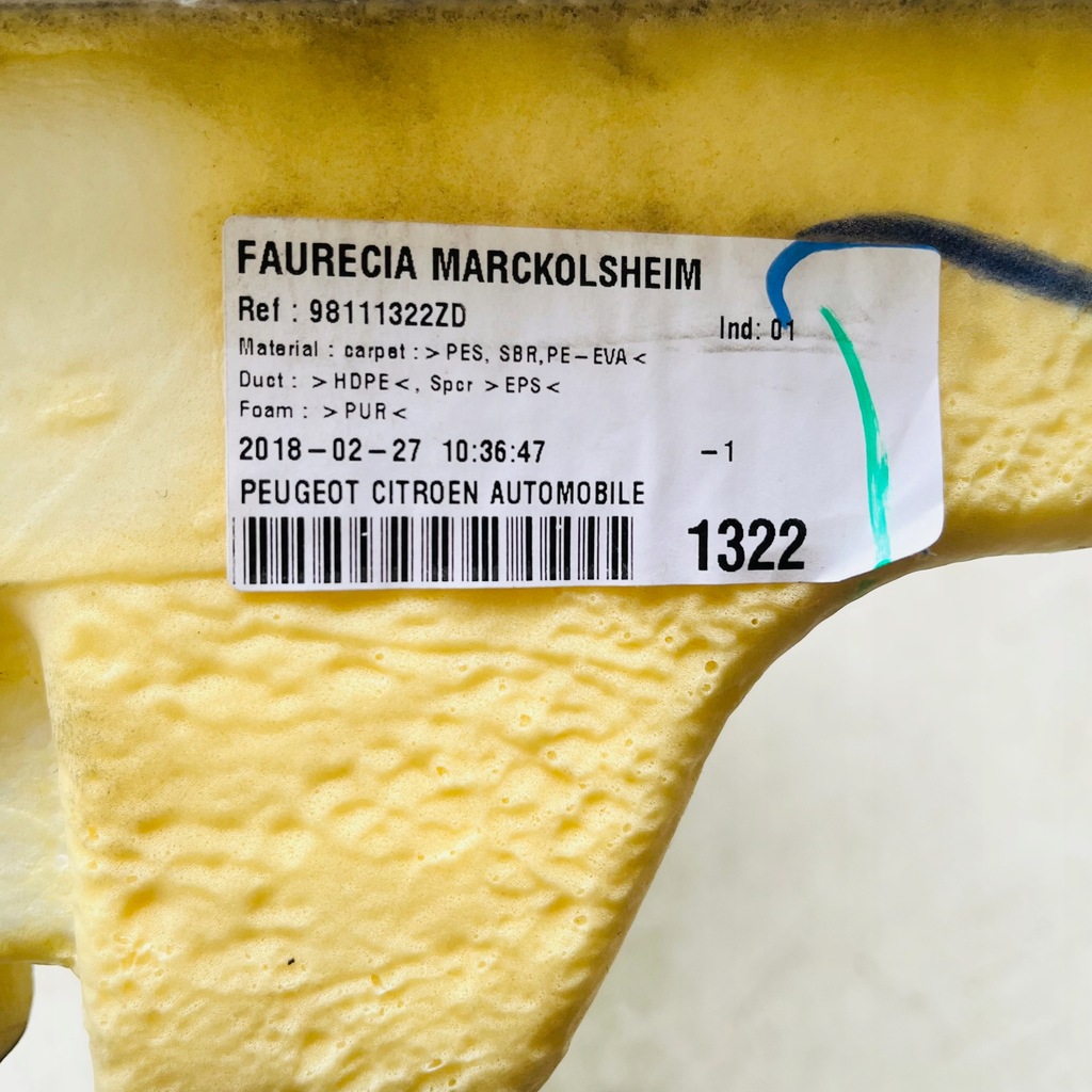 фото №5, Обшивка пол правый левый перед citroen ds7