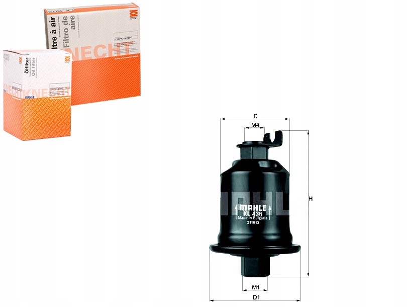 фото №1, Knecht фільтр пального mitsubishi carisma, colt v 1.3