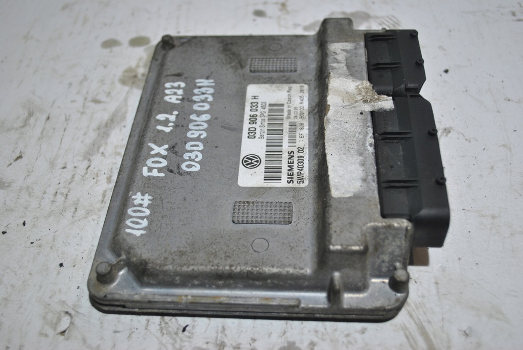 фото №8, Бортовий комп'ютер двигуна vw fox 1.2 03d906033h
