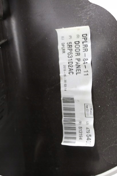 фото №6, Chrysler pacifica 17- обшивка дверь левый задняя коричневый