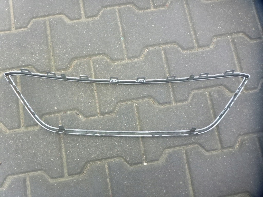 фото №10, Seat ibiza iv lift 6j0 хром молдинг рамка решетка бампера перед оригинал