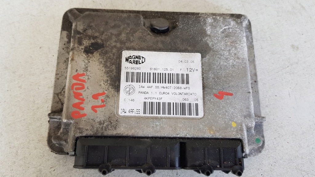 фото №1, Бортовой компьютер fiat panda ii 1.1 [4]