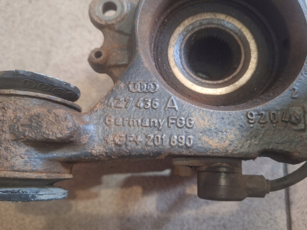 фото №14, Ступиця поворотний кулак джгут датчик abs правий задня audi a6 c5 allroad