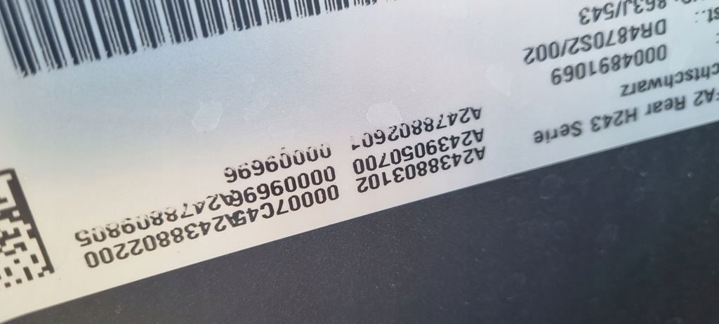 фото №14, Mercedes glb x247 2019- бампер задня оригінал d213