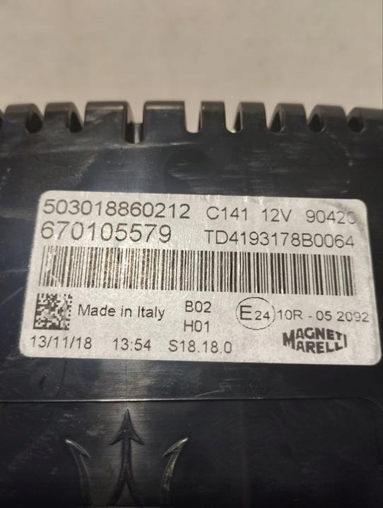 фото №8, Maserati levante 2019 счетчик / спидометр 670105579