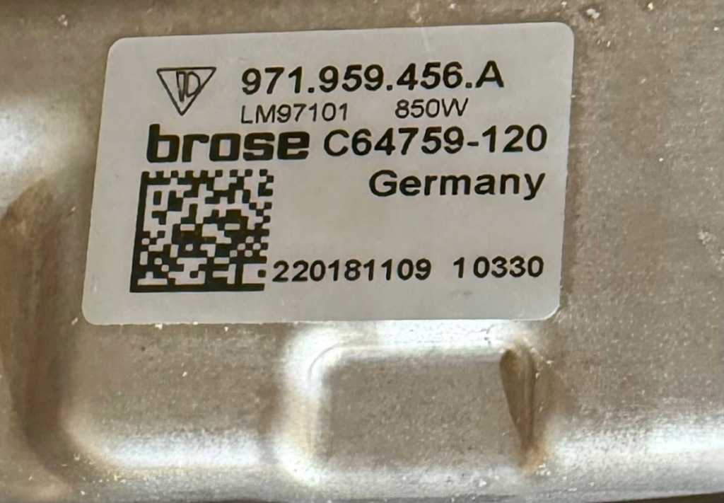 фото №9, Kpl. pas усилитель радиатор вентилятор porsche panamera 971 4,0 tfsi v8