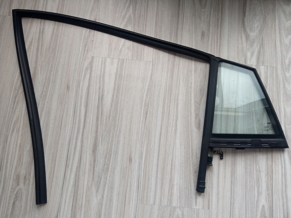 фото №1, Скло бічна двері з прокладка лівий задня hyundai ioniq 16-