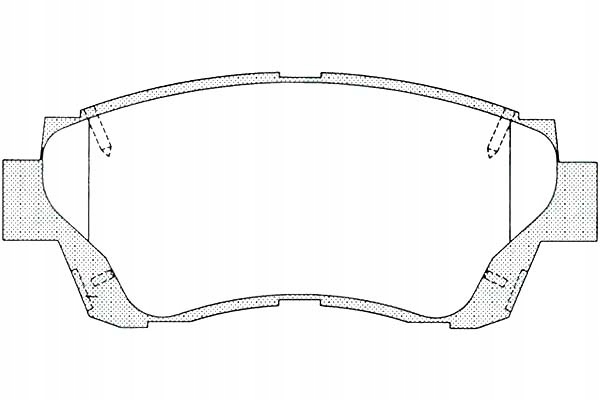 фото №1, Lpr комплект тормозных колодок ham. перед toyota camry, celic