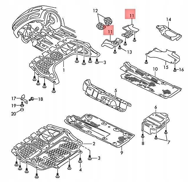 фото №6, Крышка vag volkswagen golf audi a3 оригинальный 1k0825271a
