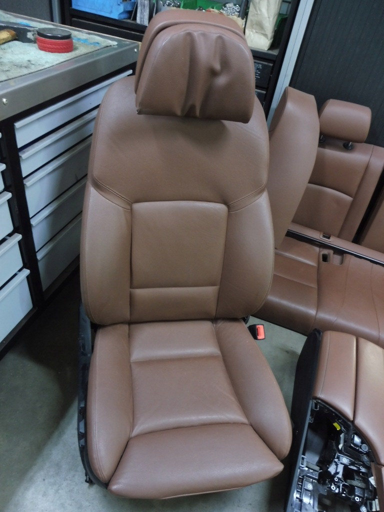 фото №4, Bmw f10 сидіння сидіння шкіра обшивки eu підігрів комфортні сидіння шторки