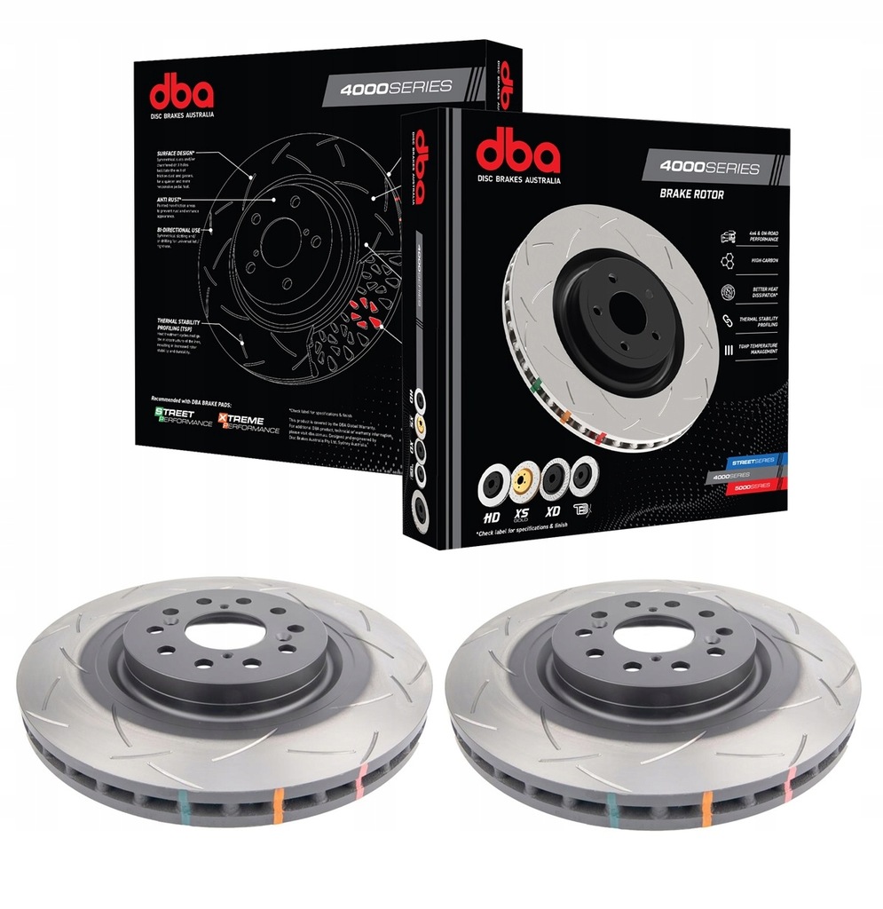 фото №1, Тормозные диски dba 4000 honda civic type r 350mm перед