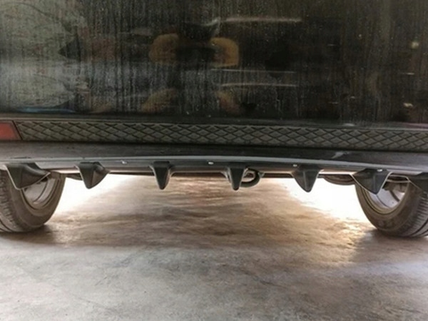 фото №12, 4x спліттер накладка молдинг бампера заднього задня універсальні тюнінг блиск!