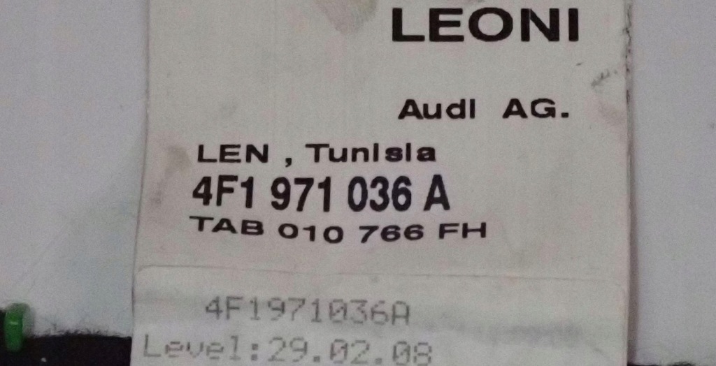 фото №7, Джгут двері правий перед audi a6 c6 4f1971036a