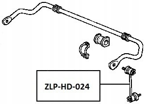 фото №2, Nty zlp-hd-024 тяга / кронштейн, стабилизатор