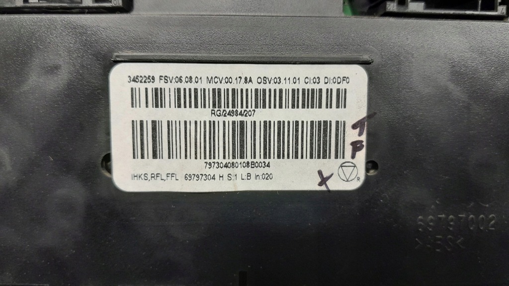 фото №2, Панель кондиционера 3452259 6979700 - mini clubman r55 cooper r56