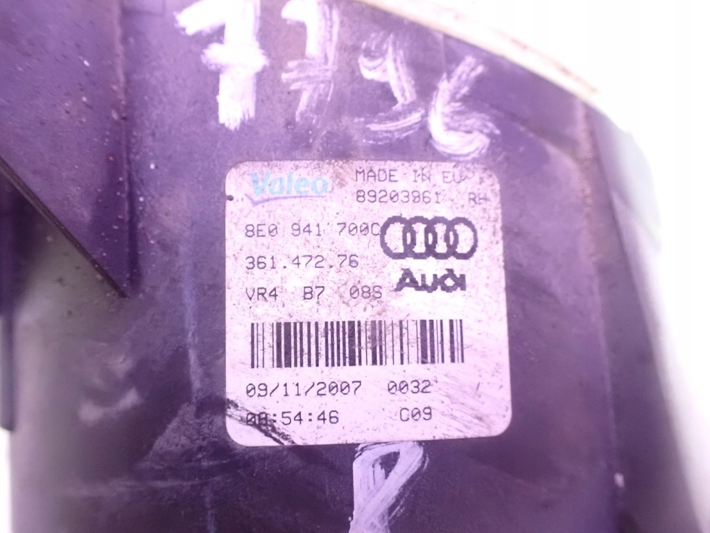 фото №4, Audi a4 b7 04- протитуманна фара правий 8e0941700c