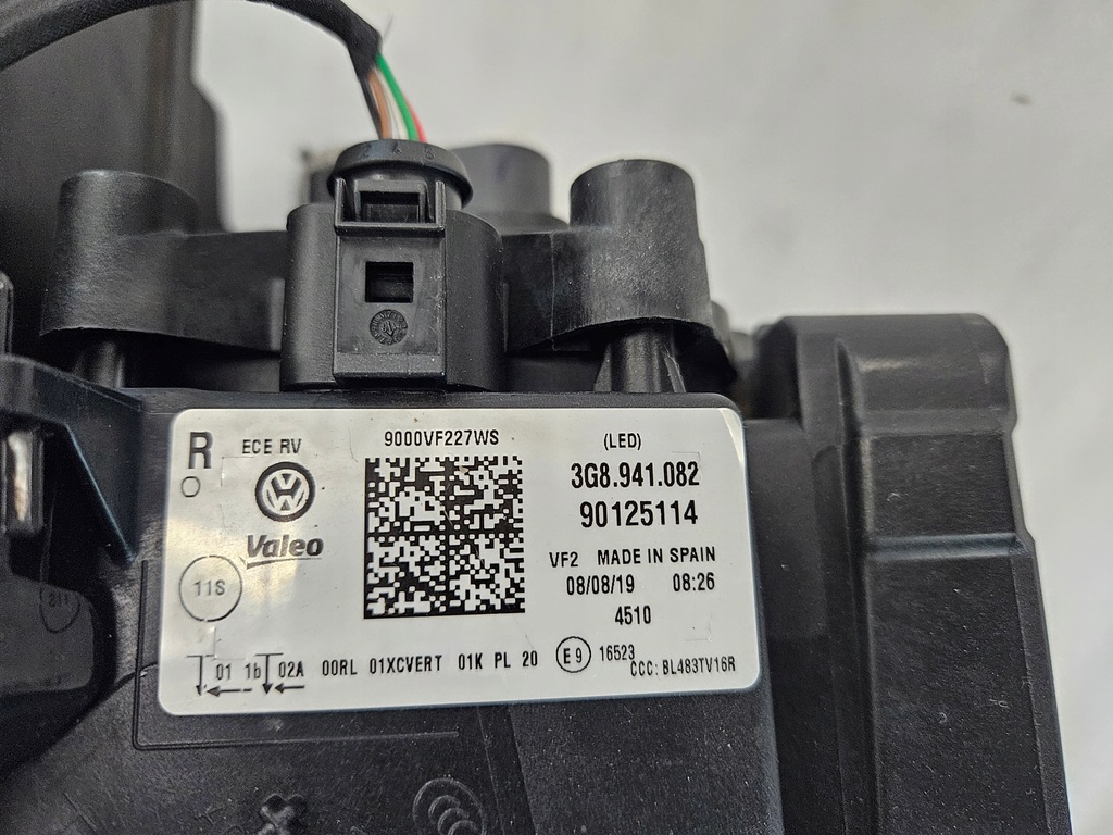 фото №13, Фара лампа vw arteon 3g8 3g8941082 правая