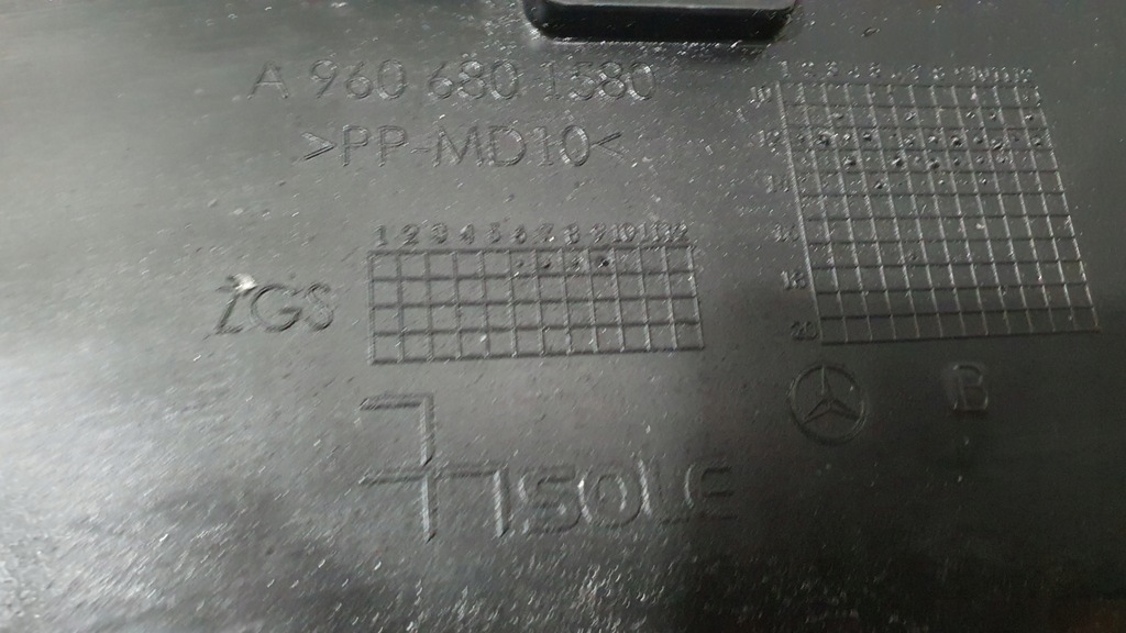 фото №9, Повітропровід жабо консоль приладова actros mp 4 9606801580