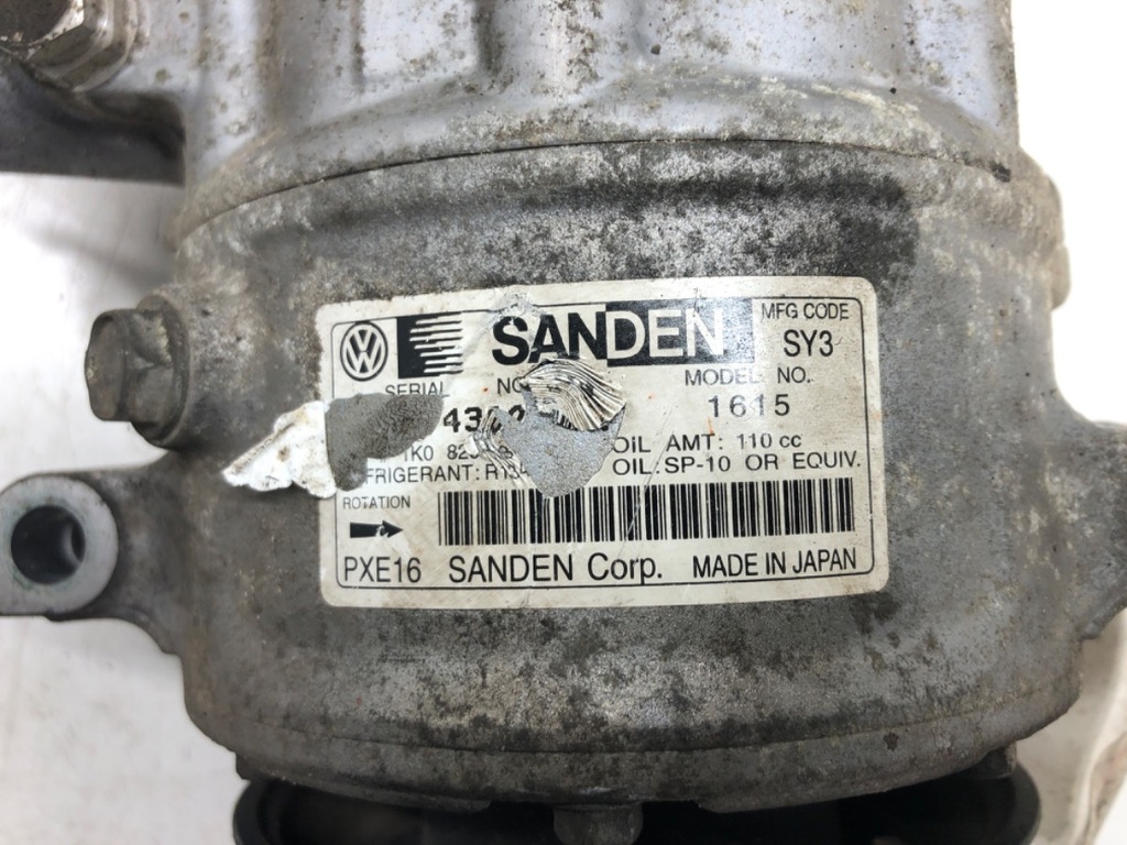 фото №5, Компрессор кондиционера vw caddy iii 1.9 105km