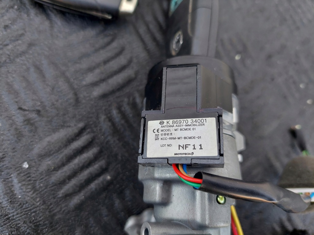 фото №6, Замок запалювання pilot ключі 87510-21100 ssangyong korando iii 3 lift 2.2 d xdi