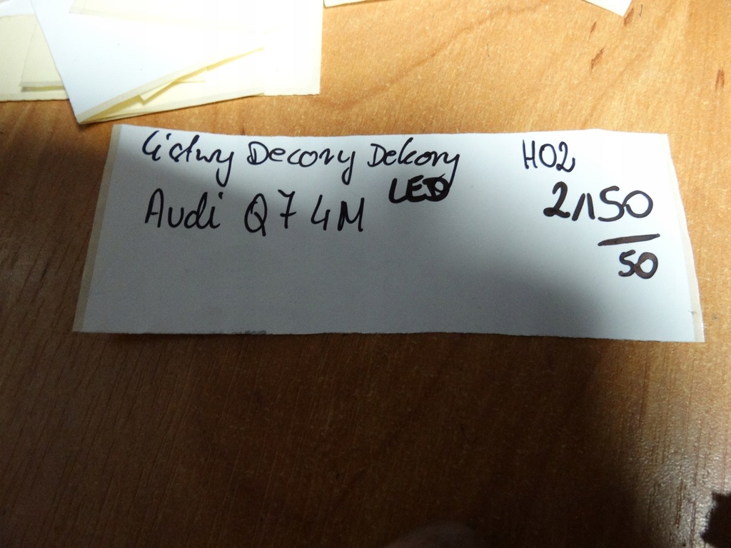 фото №7, Idealne накладки декоры декоры led audi q7 4m 1