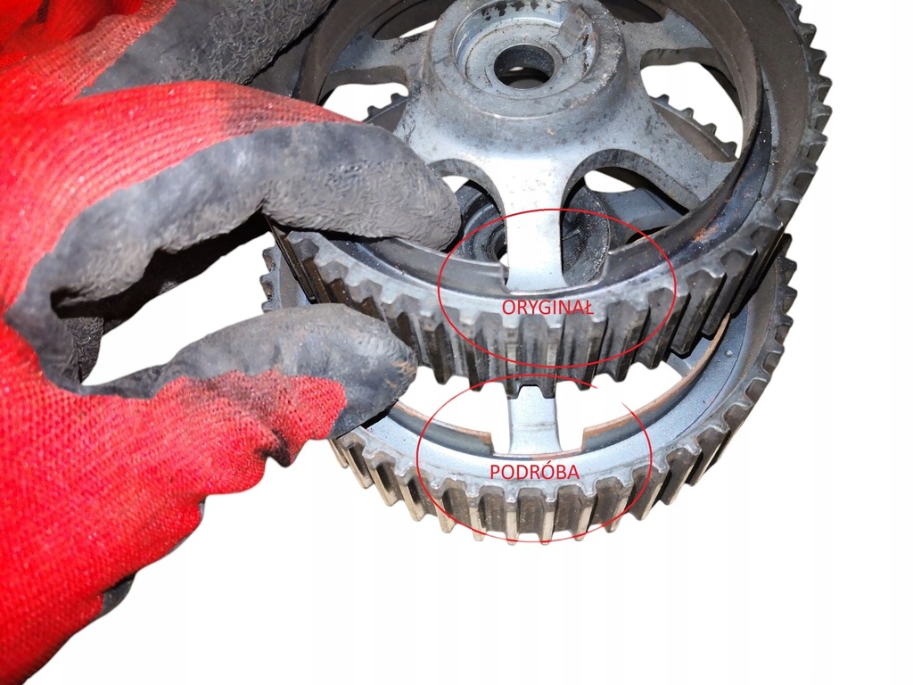 фото №14, Колесо зубчатое распределительного вала верхний fiat stilo croma doblo 1.9 jtd 8v 842 50 зубьев