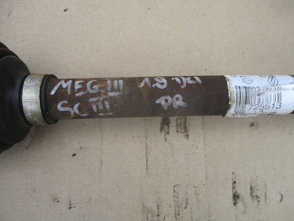 фото №4, Привідний вал права 8200725513 renault scenic iii 1.9dci