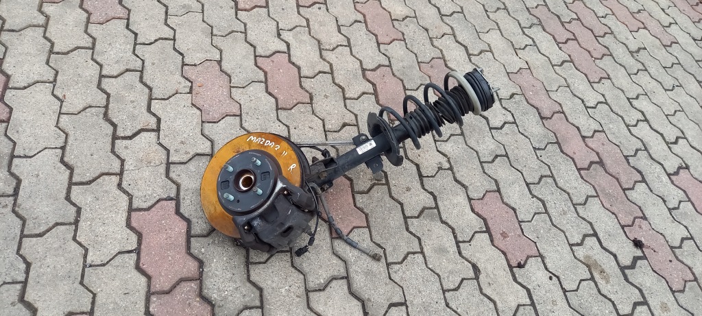 фото №1, Амортизационная стойка правый kompletny mazda 2 ii 07-14 1.4 b.