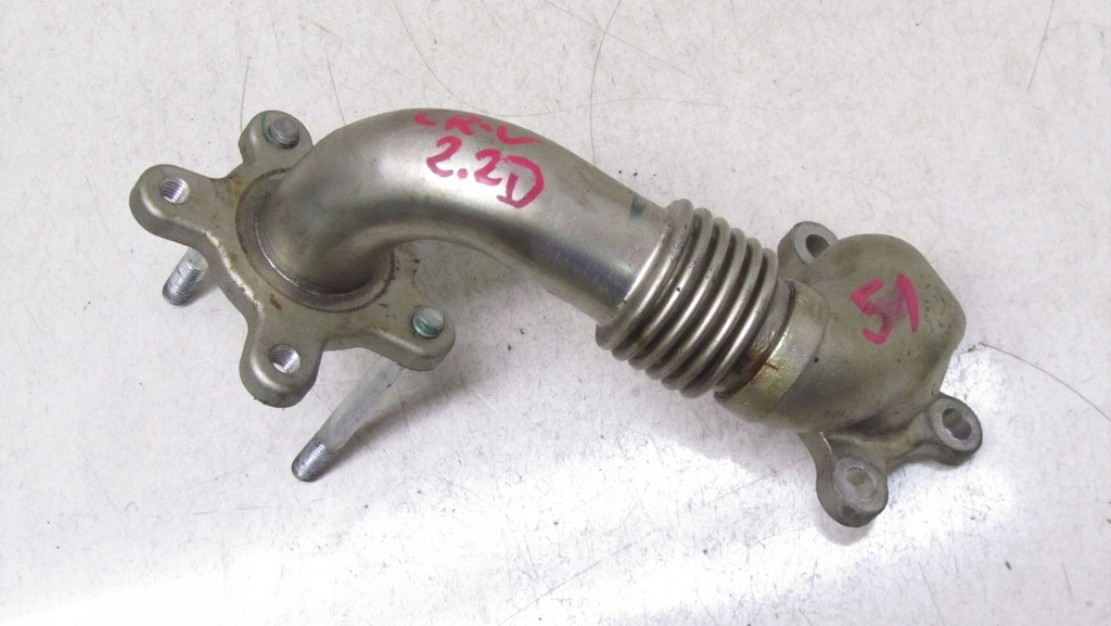 фото №3, Honda cr-v iv 2.2 трубка труба egr 12-16 51