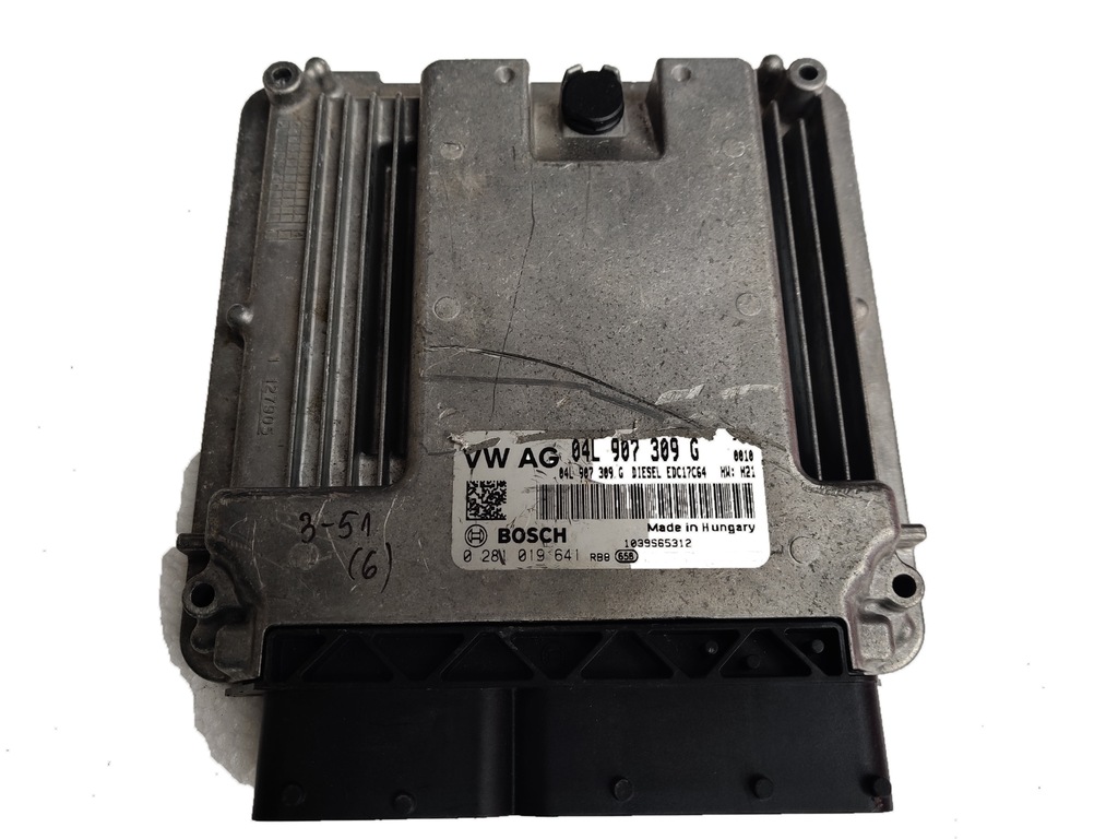 фото №1, Ecu vw scirocco 0281019641 04l907309g dopiszę